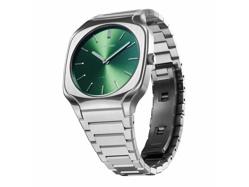 Мъжки часовник D1 Milano EDEN Зелен Сребрист (Ø 37 mm) Мъжки часовник D1 Milano EDEN Зелен Сребрист (Ø 37 mm)
