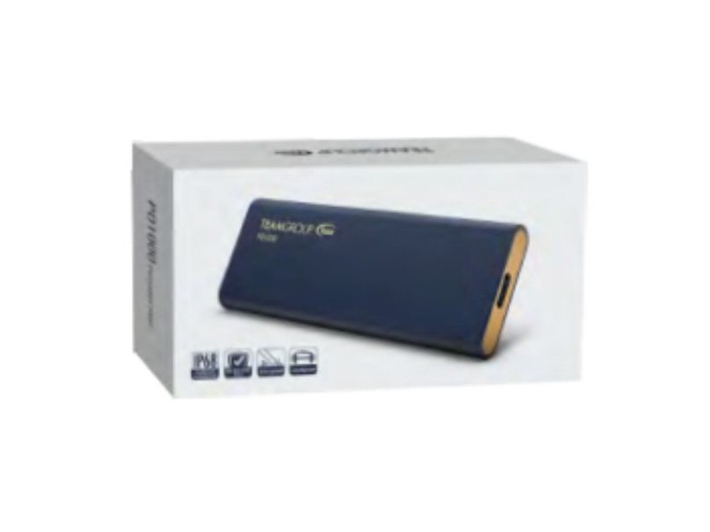 Външен харддиск Team Group PD1000 Морско син Черупка SSD 512 GB SSD