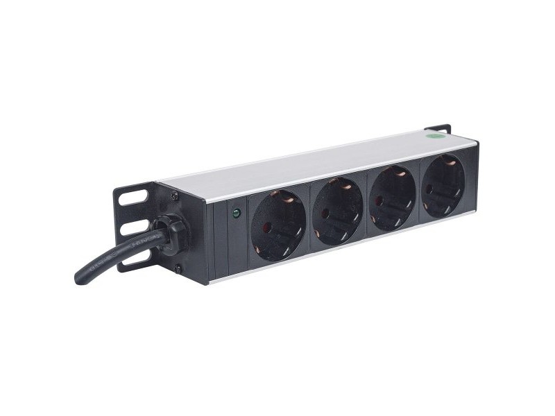 Разклонител 10''4 Tomas Intellinet 714020 Сив (1,8 m)