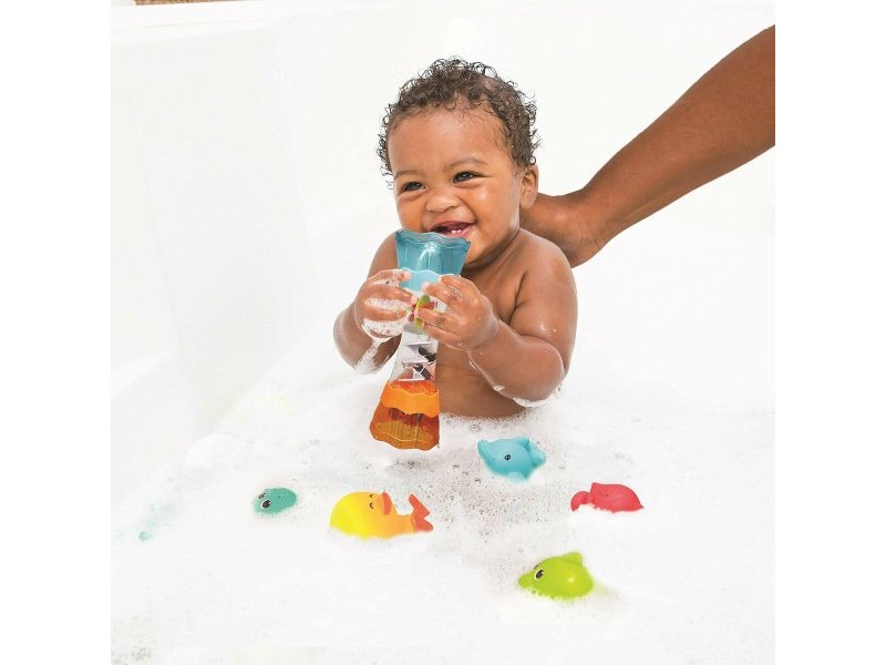 Комплект Играчки за Баня Infantino Bath Set 17 Части воден