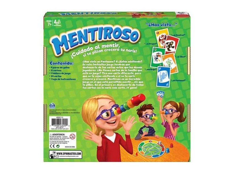 Настолна игра Spin Master Mentiroso 29 Части 26,67 x 26,67 x 5,08 cm Настолна игра Spin Master Mentiroso 29 Части 26,67 x 26,67 x 5,08 cm