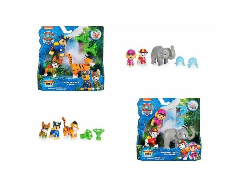 Playset The Paw Patrol Jungle 19,05 x 20,23 x 5,71 cm 4 броя