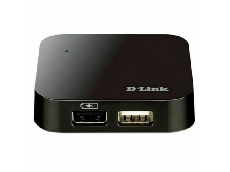 USB извод D-Link DUB-H4 Черен