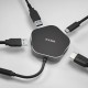 Гнездо с 3 USB порта D-Link DUB-M420 Черен/Сив Черен/Сребрист 60 W