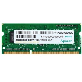RAM памет Apacer DV.04G2K.KAM 4 GB 1600 mHz CL11