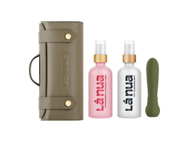 Пътнически Комплект за Релакс Lá Nua STRAWBERRY COCONUT BUNDLE 100 ml