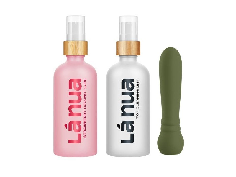 Пътнически Комплект за Релакс Lá Nua STRAWBERRY COCONUT BUNDLE 100 ml