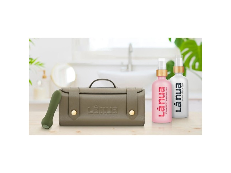 Пътнически Комплект за Релакс Lá Nua STRAWBERRY COCONUT BUNDLE 100 ml