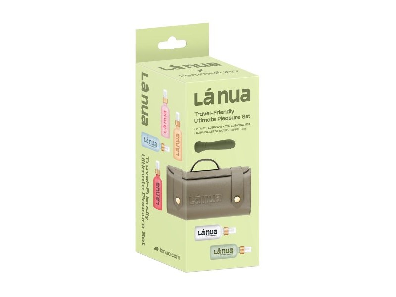 Пътнически Комплект за Релакс Lá Nua STRAWBERRY COCONUT BUNDLE 100 ml