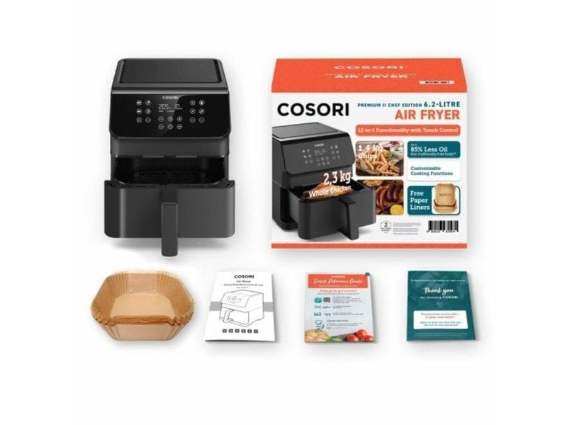 въздушен фритюрник Cosori Premium II Chef Edition Черен 1700 W