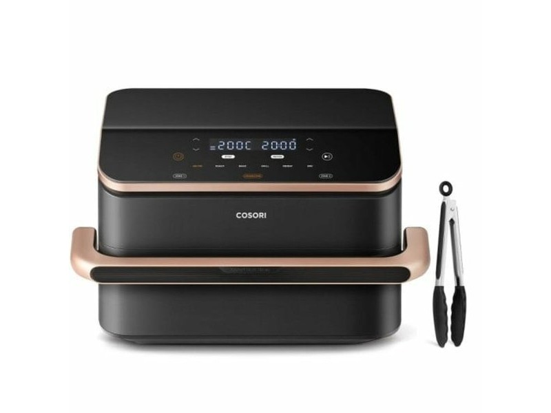 въздушен фритюрник Cosori Cosori Dual Basket Twinfry Chef Edition 10 L Черен Сребрист Металик 2800 W
