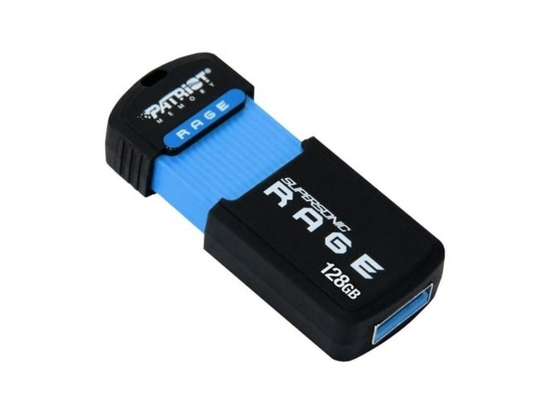 USB стик Patriot Memory Rage Lite Черен 128 GB