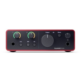 Аудио интерфейс Focusrite SCARLETT SOLO USB-C 4TH GEN