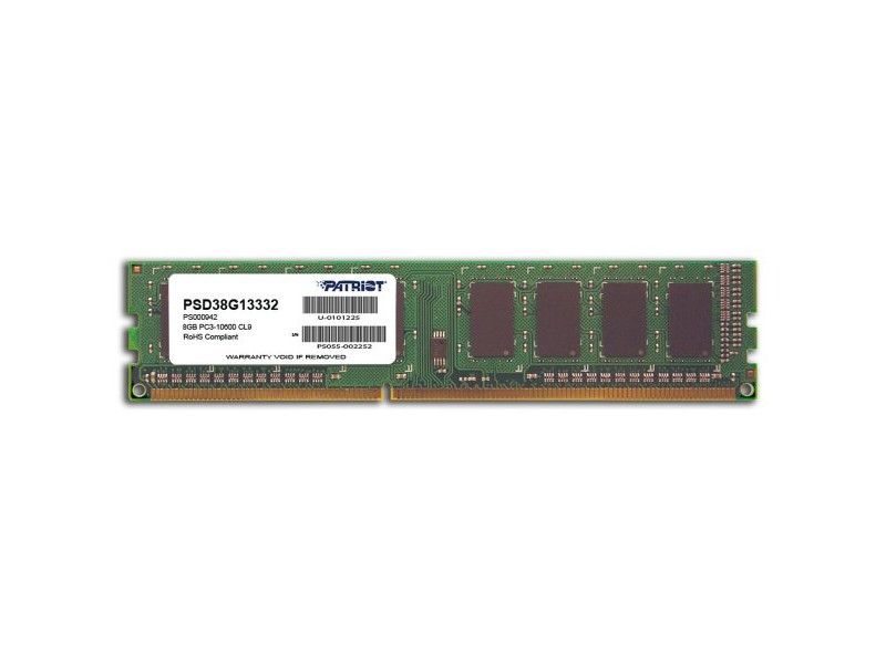 RAM памет Patriot Memory PSD38G13332 DDR3 CL9 8 GB
