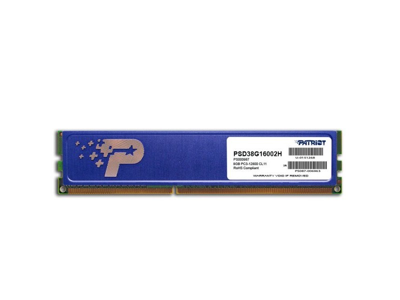 RAM памет Patriot Memory PSD38G16002H DDR3 CL11 8 GB
