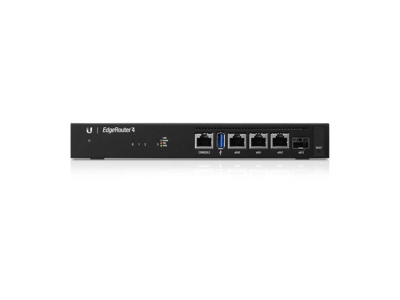 Рутер UBIQUITI EdgeRouter 4 1000 Mbps Черен