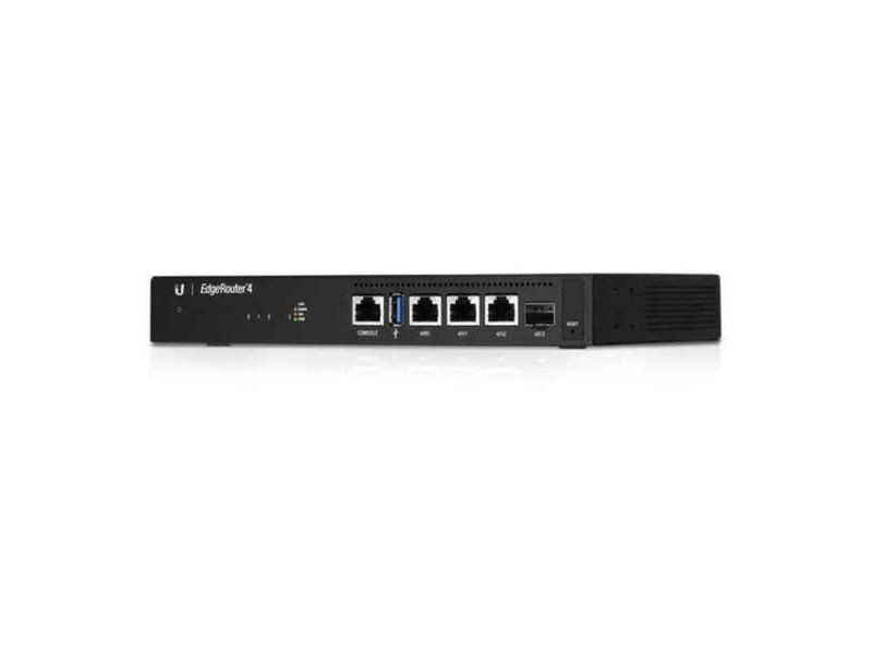 Рутер UBIQUITI EdgeRouter 4 1000 Mbps Черен