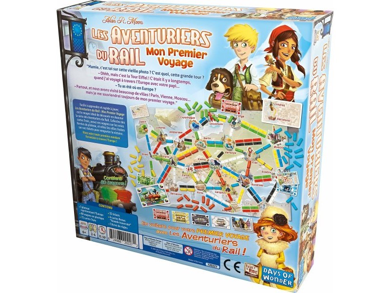 Настолна игра Asmodee Rail Adventurers : My First Voyage (FR) Черен Син Бял Зелен Настолна игра Asmodee Rail Adventurers : My First Voyage (FR) Черен Син Бял Зелен