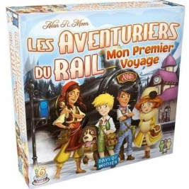 Настолна игра Asmodee Rail Adventurers : My First Voyage (FR) Черен Син Бял Зелен