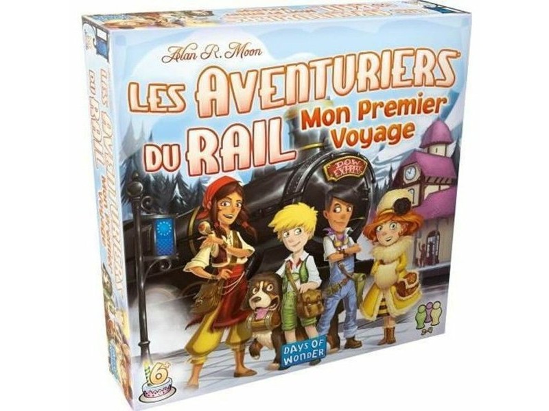 Настолна игра Asmodee Rail Adventurers : My First Voyage (FR) Черен Син Бял Зелен Настолна игра Asmodee Rail Adventurers : My First Voyage (FR) Черен Син Бял Зелен