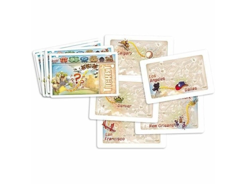Настолна игра Asmodee Rail Adventurers : My First Voyage (FR) Черен Син Бял Зелен Настолна игра Asmodee Rail Adventurers : My First Voyage (FR) Черен Син Бял Зелен