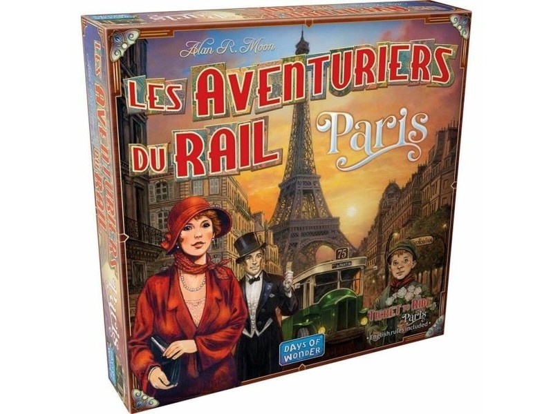 Настолна игра Asmodee Les Aventuriers du Rail - Paris (FR)