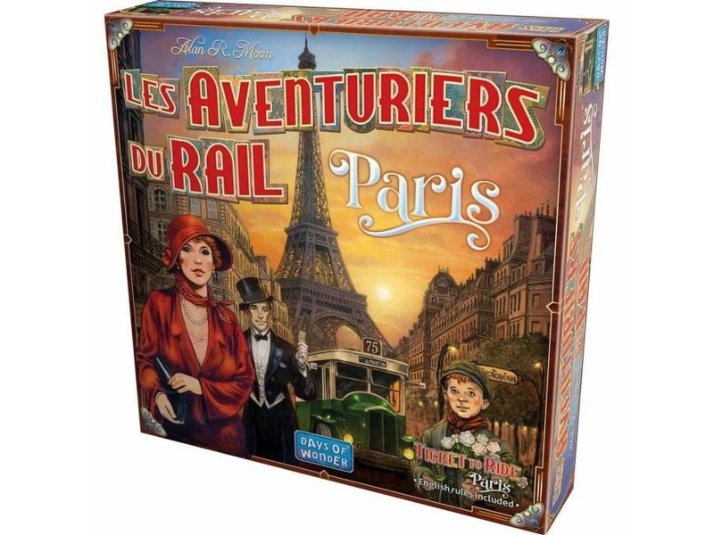 Настолна игра Asmodee Les Aventuriers du Rail - Paris (FR)