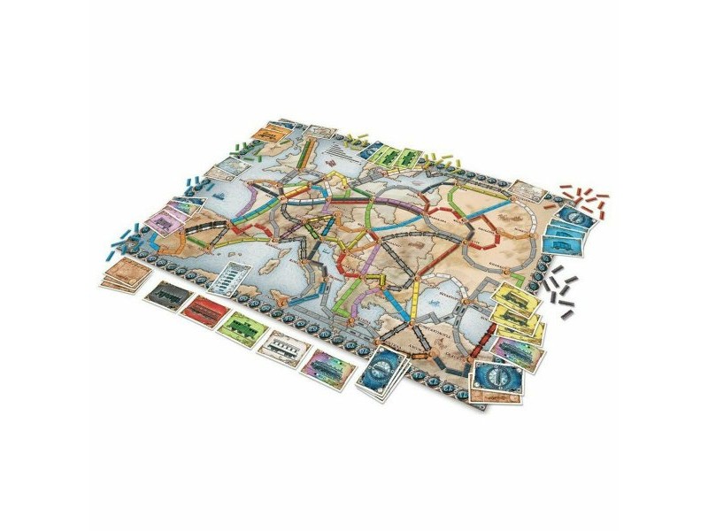 Настолна игра ¡Aventureros al Tren! Europa Asmodee (ES)