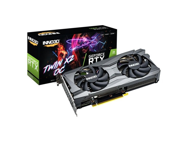 Графична карта INNO3D TWIN X2 OC GeForce RTX 3060 GDDR6 12 GB