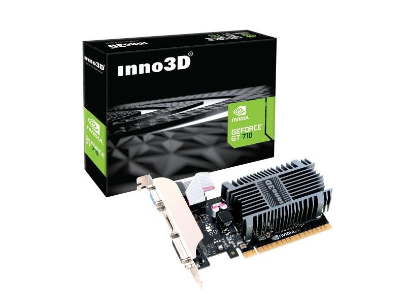 Графична карта INNO3D N710-1SDV-E3BX NVIDIA GeForce GT 710 NVIDIA 2 GB Графична карта INNO3D N710-1SDV-E3BX NVIDIA GeForce GT 710 NVIDIA 2 GB
