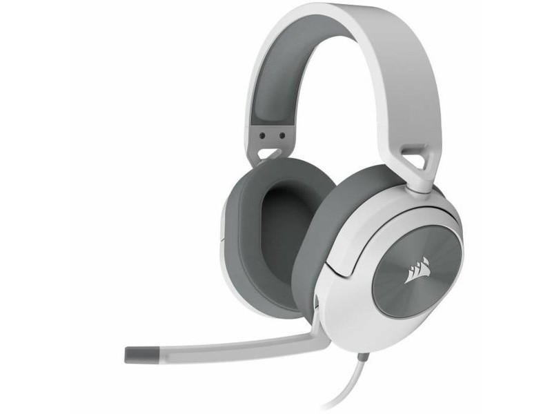 Слушалки с микрофон Corsair HS55 STEREO Бял