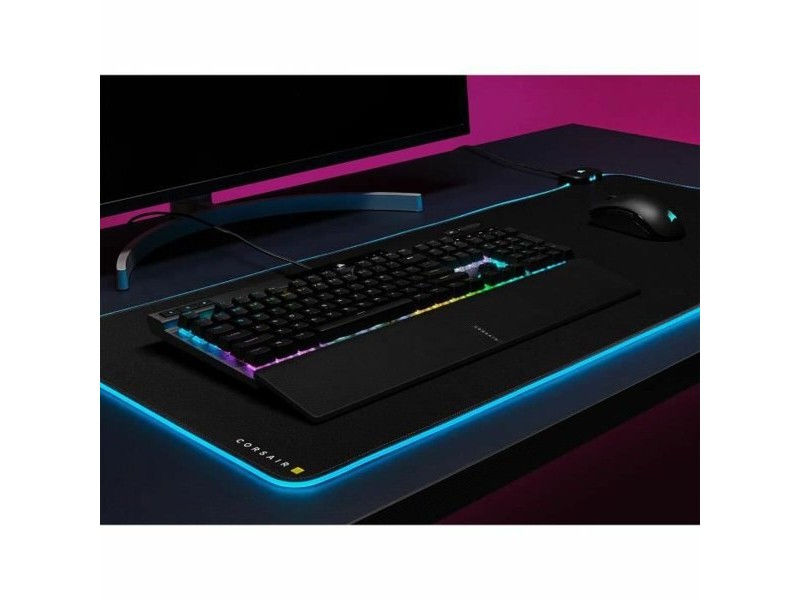 Блуту Клавиатура с Поставка за Таблет Corsair K70 RGB PRO Черен френски AZERTY Блуту Клавиатура с Поставка за Таблет Corsair K70 RGB PRO Черен френски AZERTY