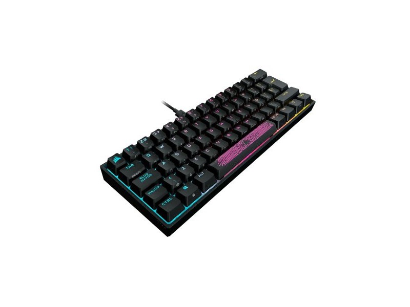 Клавиатура за игри Corsair K65 Черен Испанска Qwerty Клавиатура за игри Corsair K65 Черен Испанска Qwerty