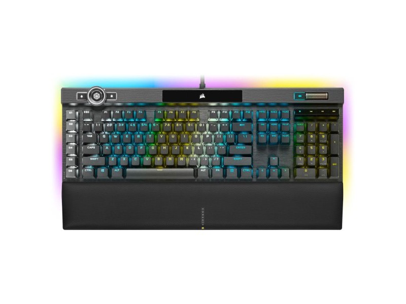 Клавиатура за игри Corsair K100 RGB Optical-Mechanical Gaming Испанска Qwerty Черен