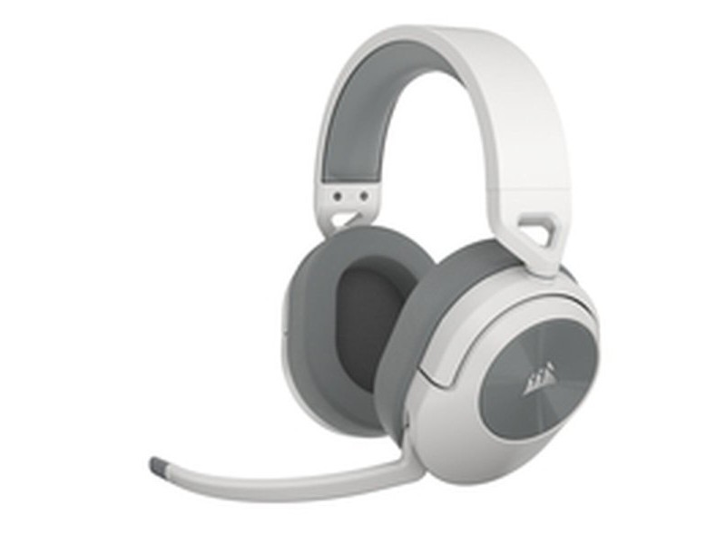 Блутут слушалки с микрофон Corsair HS55 WIRELESS Бял