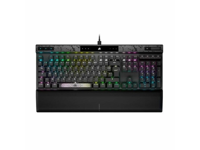 Блутут клавиатура Corsair K70 MAX RGB Черен Сив френски AZERTY