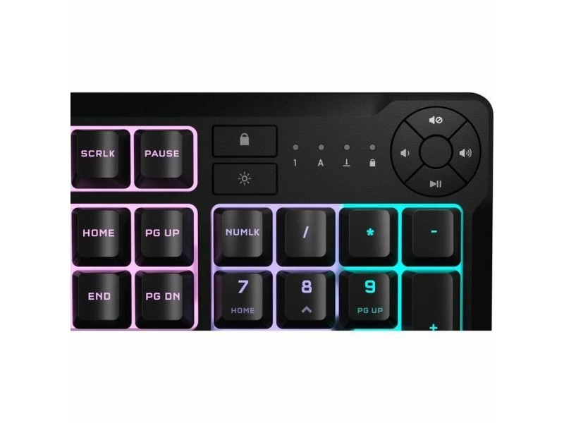 Клавиатура Corsair K55 Core RGB Черен AZERTY