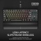 Безжична клавиатура Corsair CH-914901E-ES Черен Испанска Qwerty