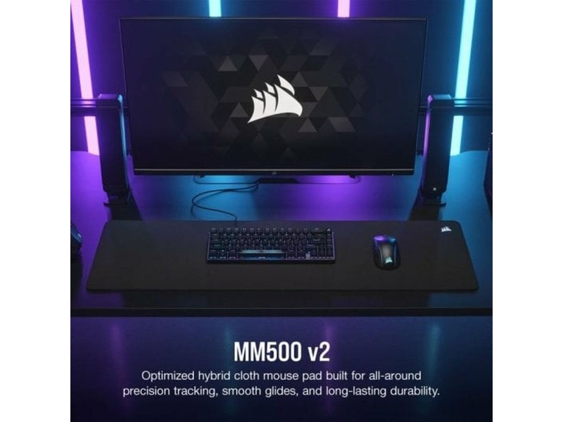 Подложка за мишка за игра Corsair MM500 v2 93 x 30 cm