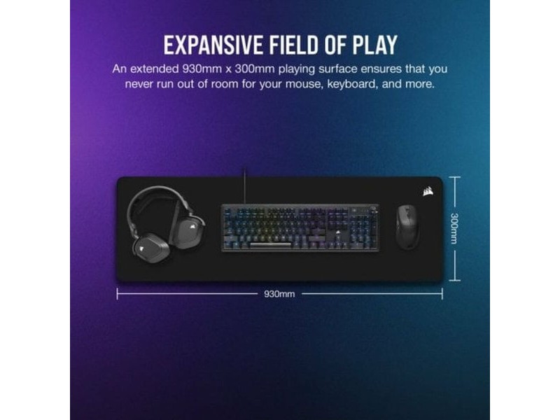 Подложка за мишка за игра Corsair MM500 v2 93 x 30 cm