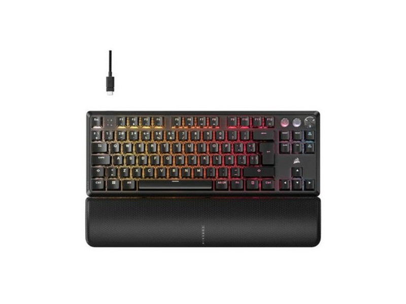 Безжична клавиатура Corsair CH-911911G-ES Черен QWERTY