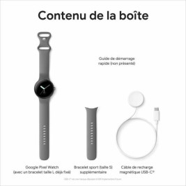 Смарт часовник Google Pixel Watch GA04300 Черен Матово черно 1,2