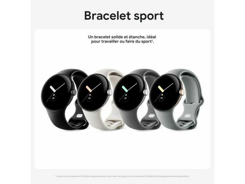 Смарт часовник Google Pixel Watch Черен 1,2