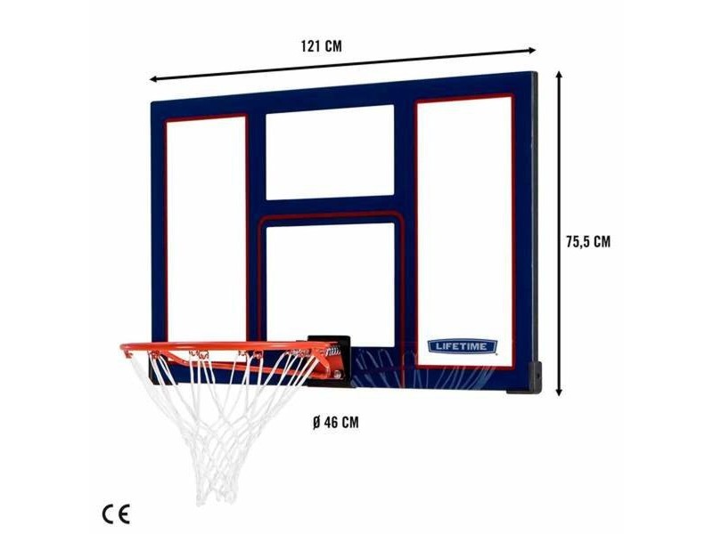 Баскетболен Кош Lifetime Lifetime 121 cm