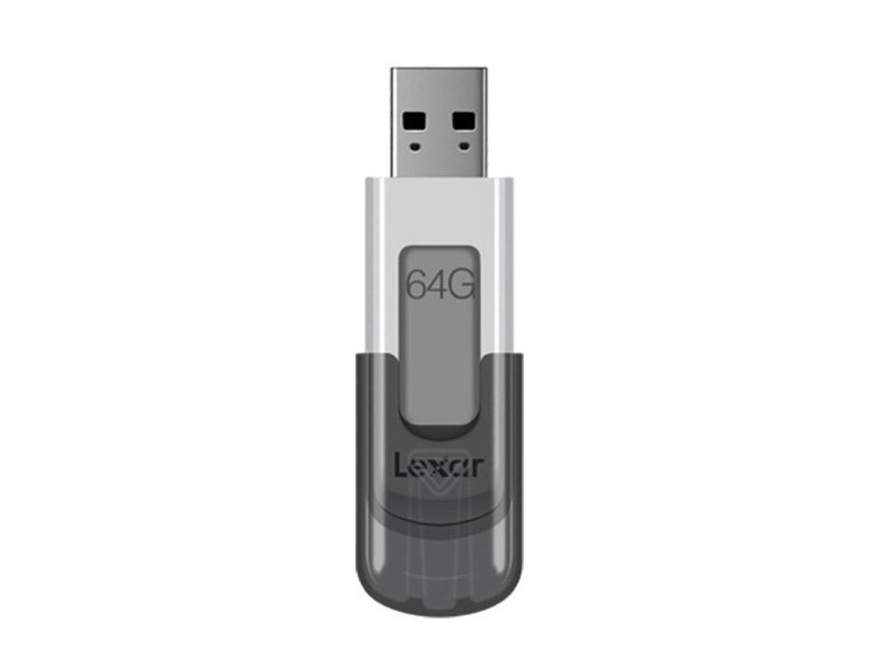 USB стик Lexar JumpDrive V100 Бял Сив 64 GB