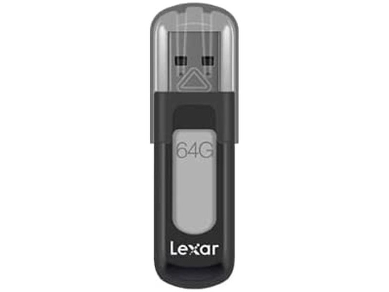 USB стик Lexar JumpDrive V100 Бял Сив 64 GB