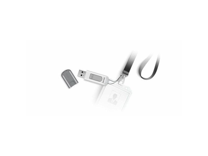 USB стик Lexar JumpDrive V100 Бял Сив 64 GB