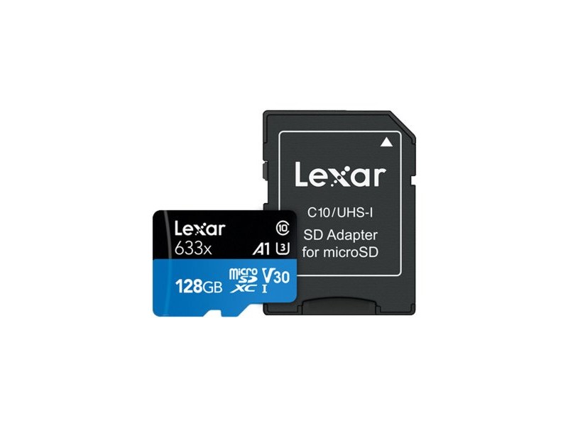 USB стик Lexar 633x Син Черен 128 GB