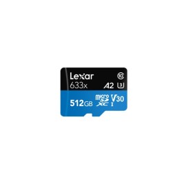 Mикро SD карта памет с адаптер Lexar 633x 512 GB