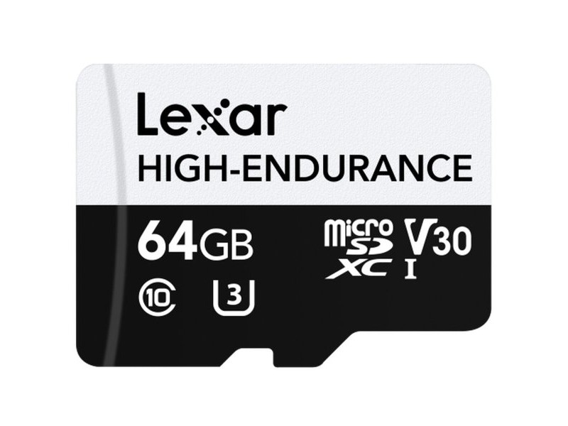 Micro SD карта Lexar High-Endurance 64 GB